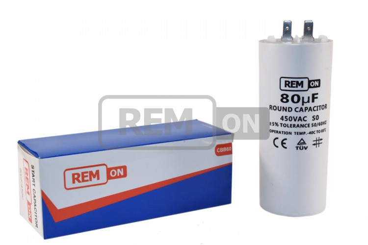 Конденсатор CBB60 80мкф 450V